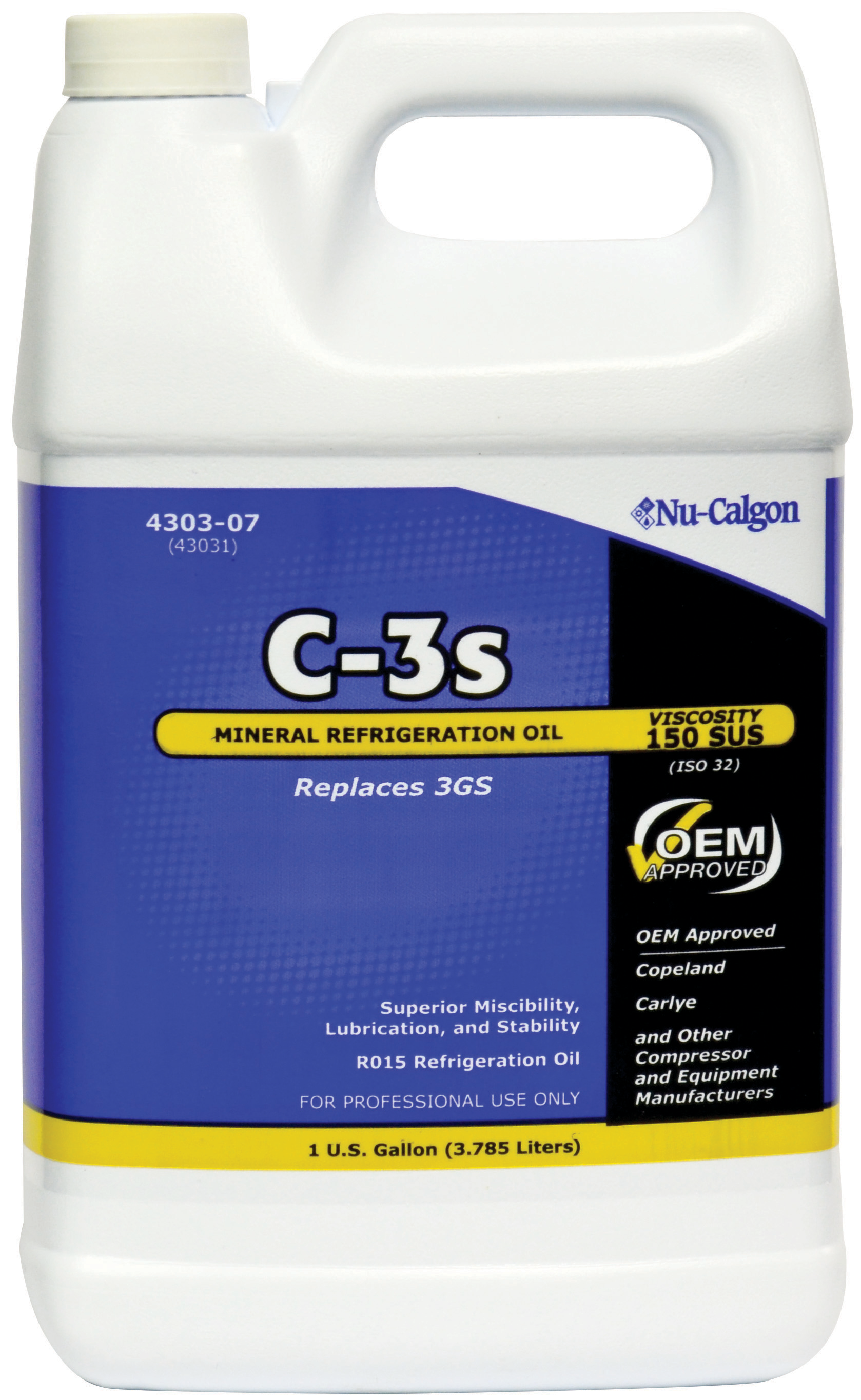 4303-07 REFRIGERATION OIL C-3S - Pipe Oils
